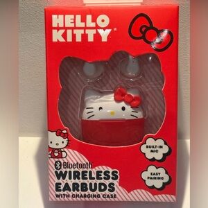 Hello Kitty Bluetooth Wireless Earbuds w/ Charging Case | Sanrio NEW